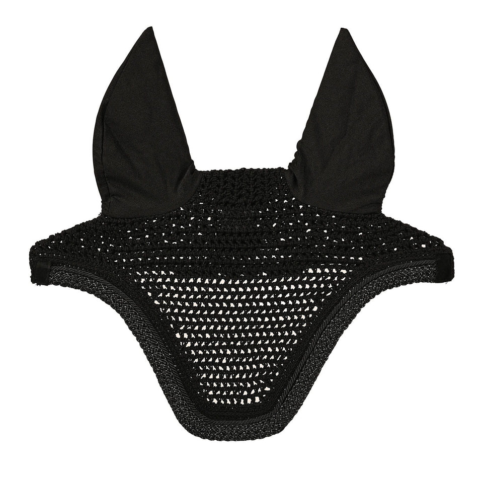 Kentucky Horsewear Wellington Plaited Glitter Rope Fly Veil - Black