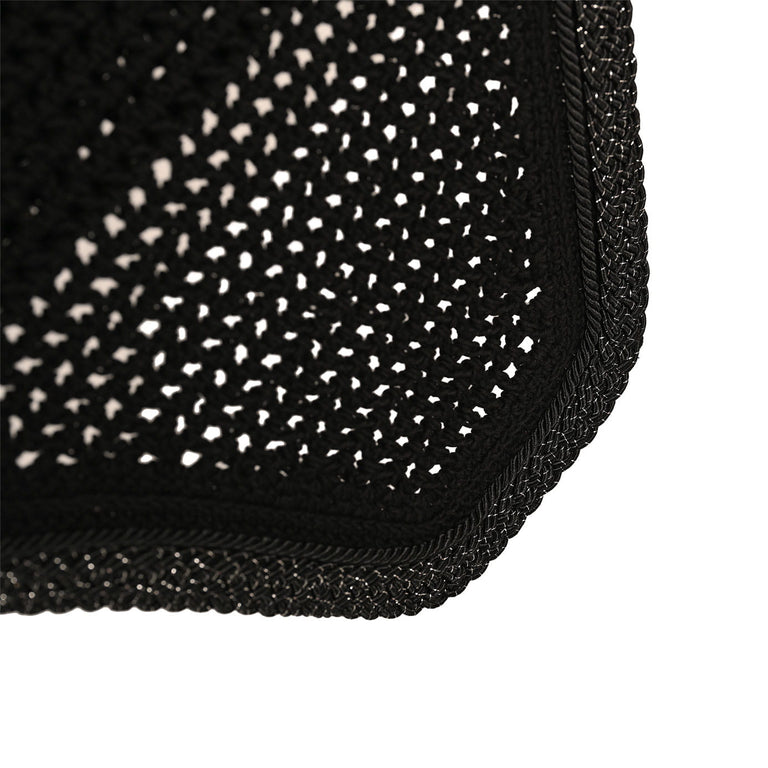 Kentucky Horsewear Wellington Plaited Glitter Rope Fly Veil - Black