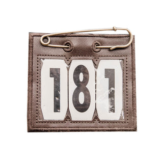 Kentucky Horsewear Saddle Pad Number Holder - Brown