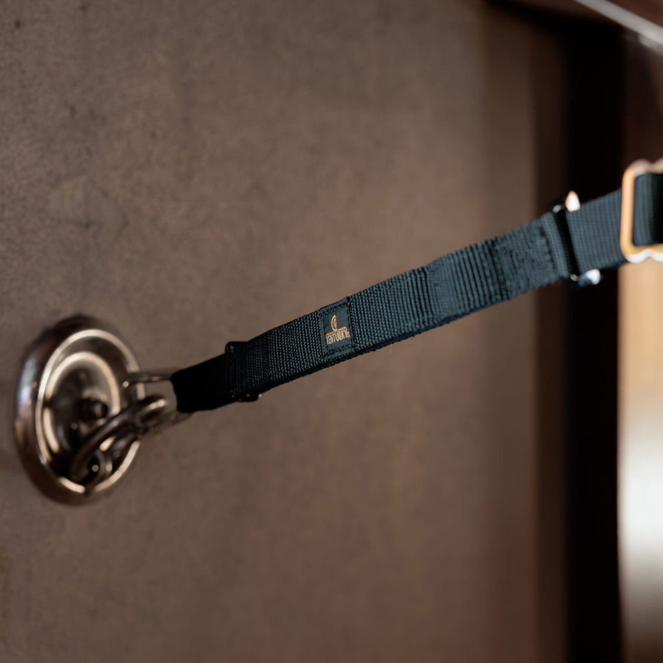 Kentucky Horsewear Horsebox Lead and Cross Tie Safety - Black