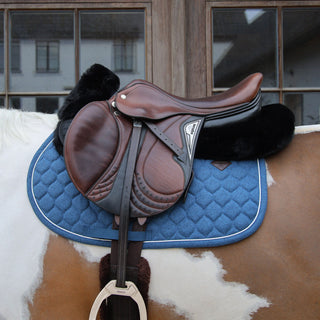 Kentucky Horsewear Sheepskin Half Pad Absorb - Black