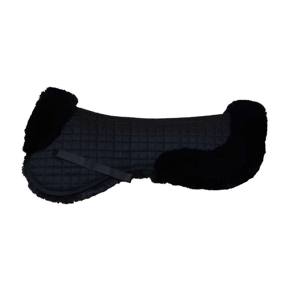 Kentucky Horsewear Sheepskin Half Pad Absorb - Black