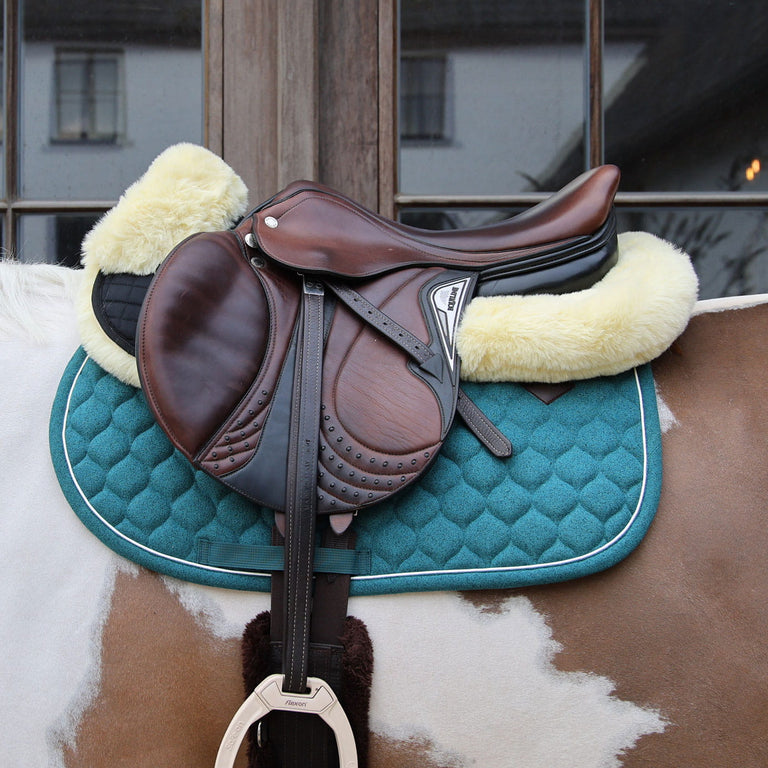 Kentucky Horsewear Sheepskin Half Pad Absorb - Natural