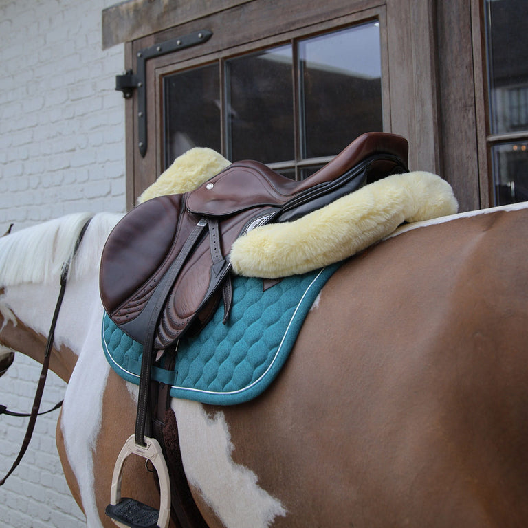Kentucky Horsewear Sheepskin Half Pad Absorb - Natural
