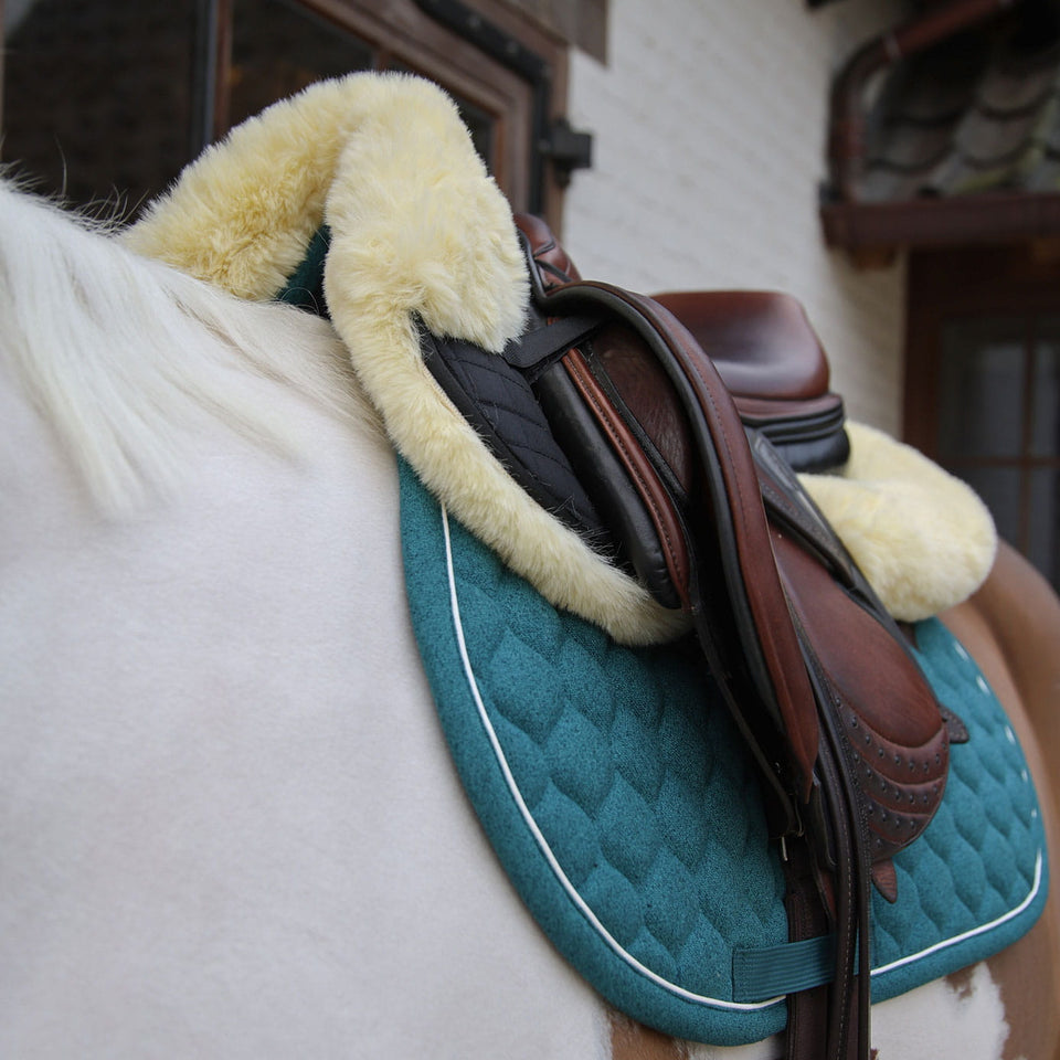Kentucky Horsewear Sheepskin Half Pad Absorb - Natural