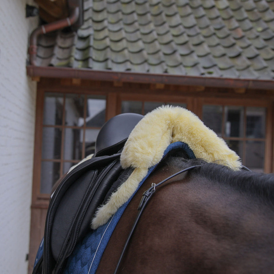 Kentucky Horsewear Sheepskin Half Pad Absorb - Natural