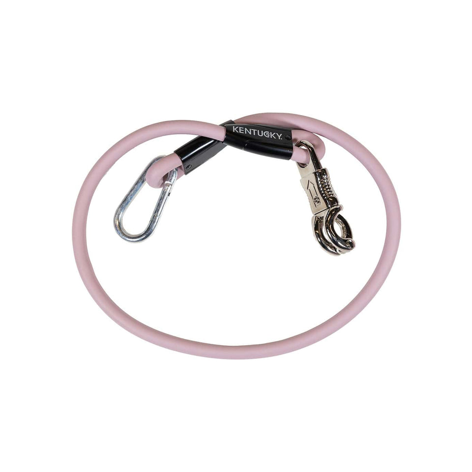 Kentucky Horsewear Silicone Horsebox Lead and Cross Tie - Old Rose