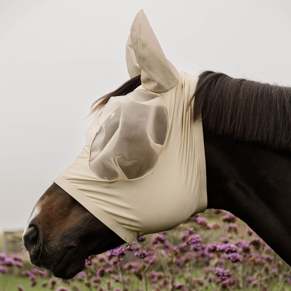 Kentucky Horsewear Slim Fit Fly Mask - Beige