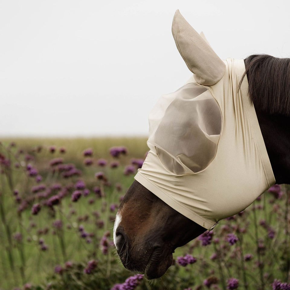 Kentucky Horsewear Slim Fit Fly Mask - Beige