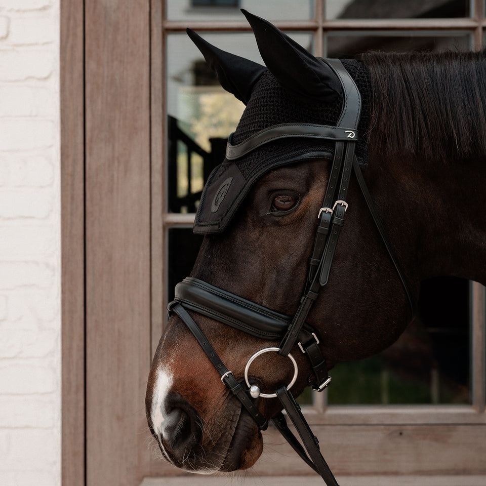 Kentucky Horsewear Wellington Sparkling Fly Veil - Black