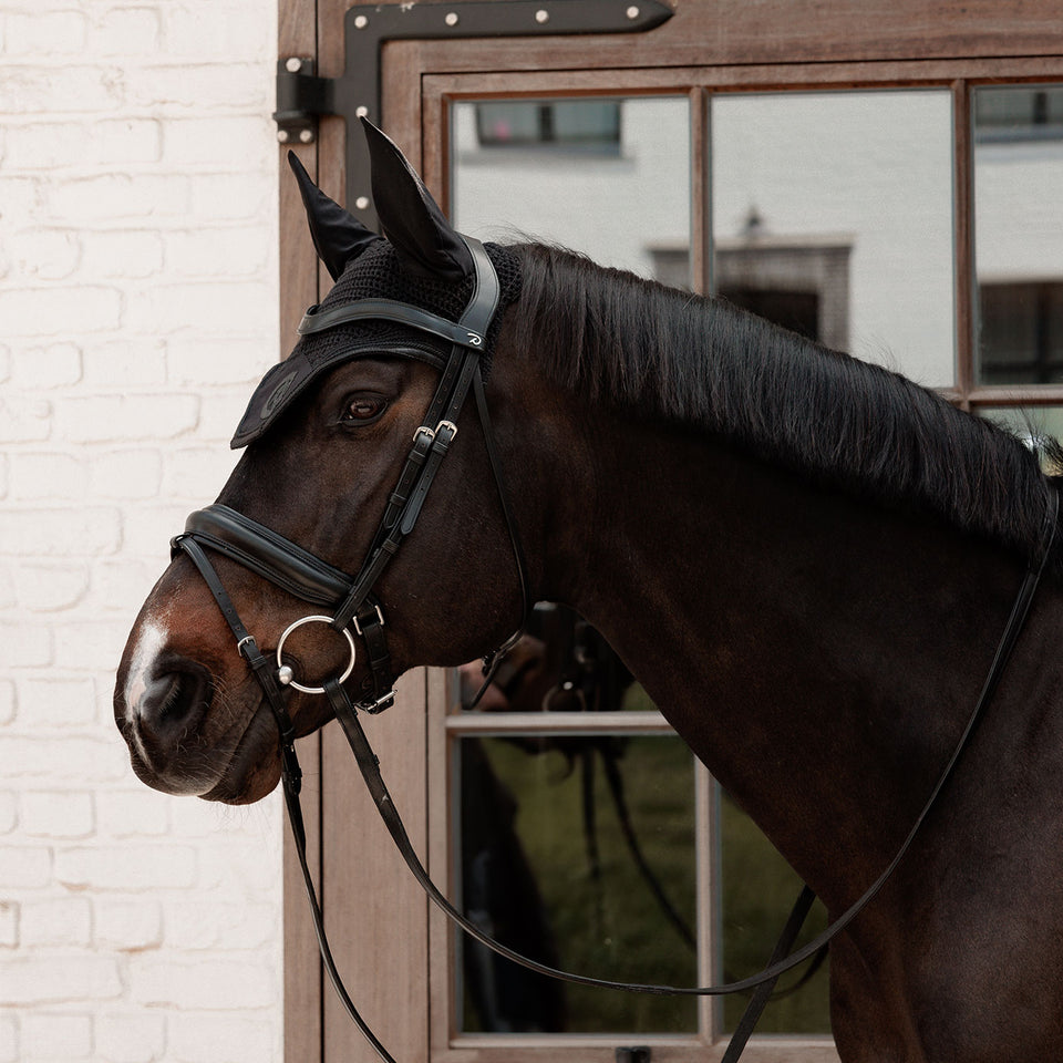 Kentucky Horsewear Wellington Sparkling Fly Veil - Black