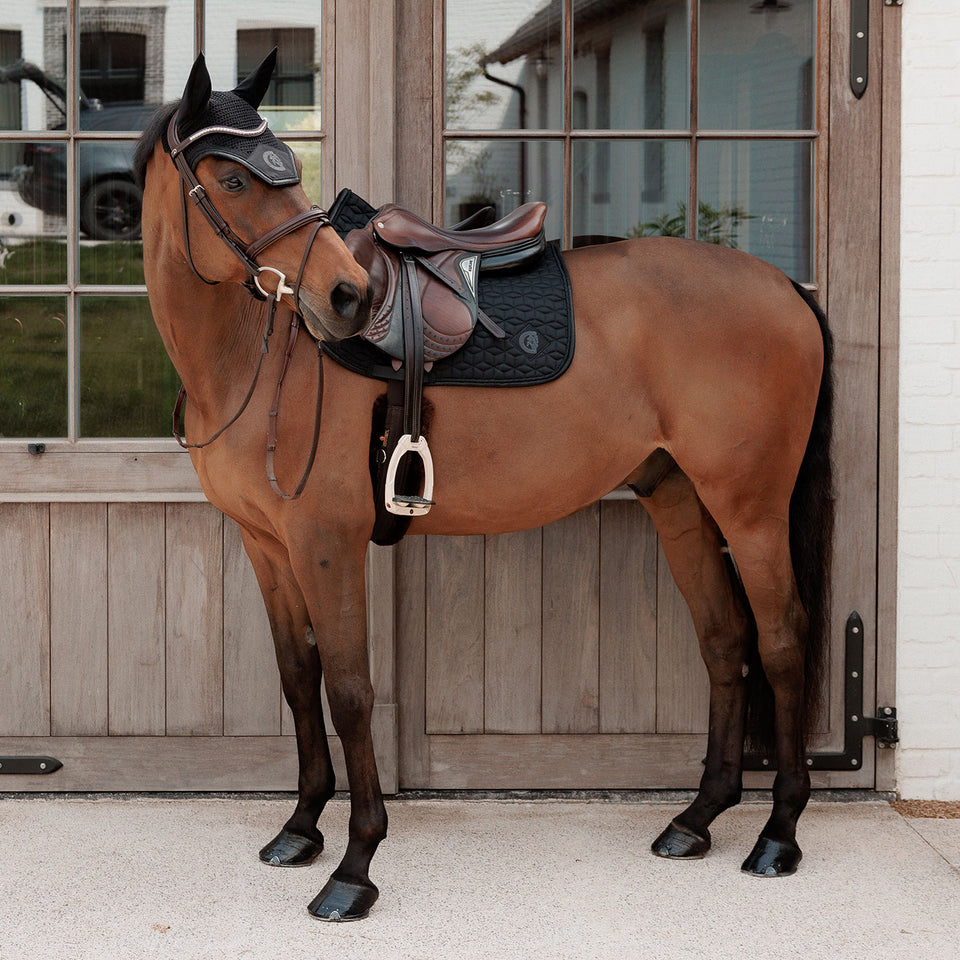 Kentucky Horsewear Wellington Sparkling Fly Veil - Black