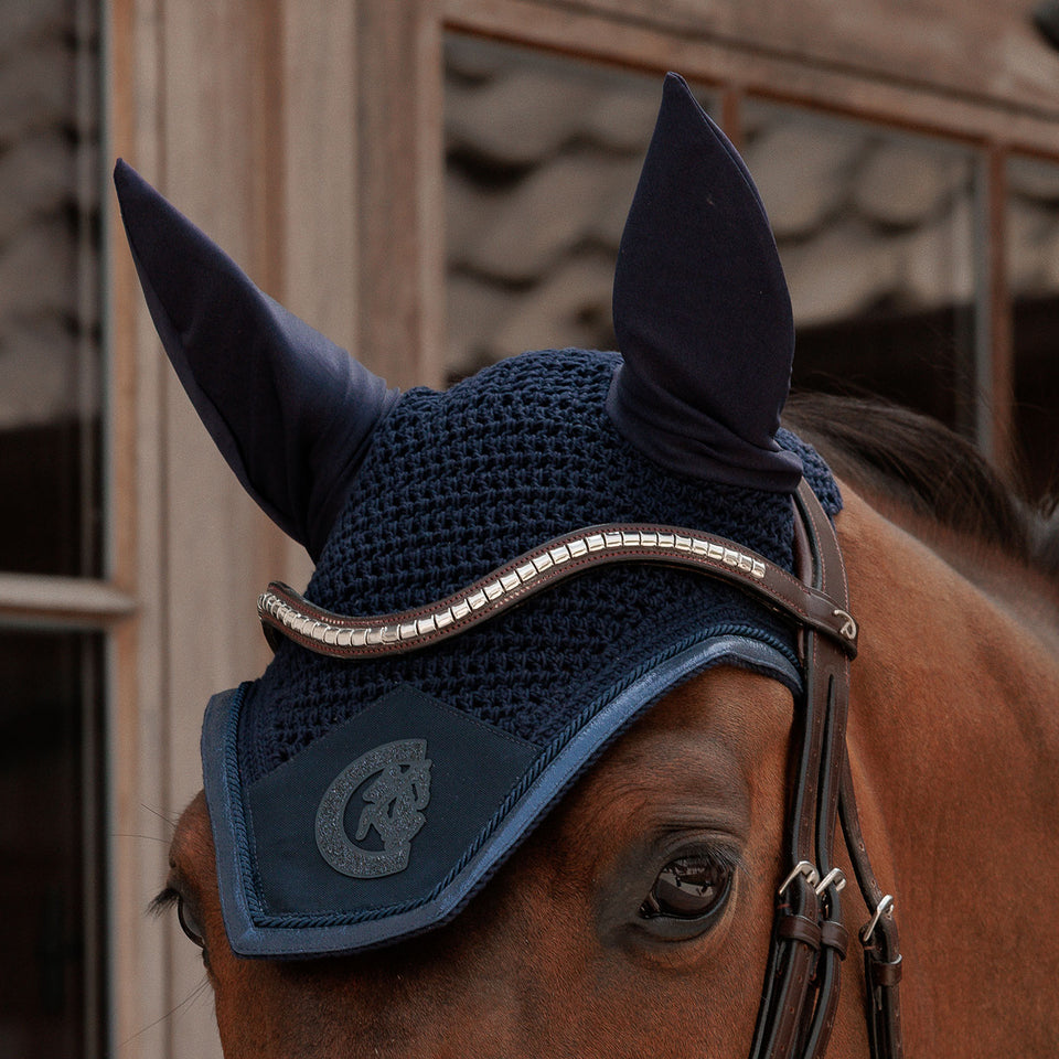 Kentucky Horsewear Wellington Sparkling Fly Veil - Navy
