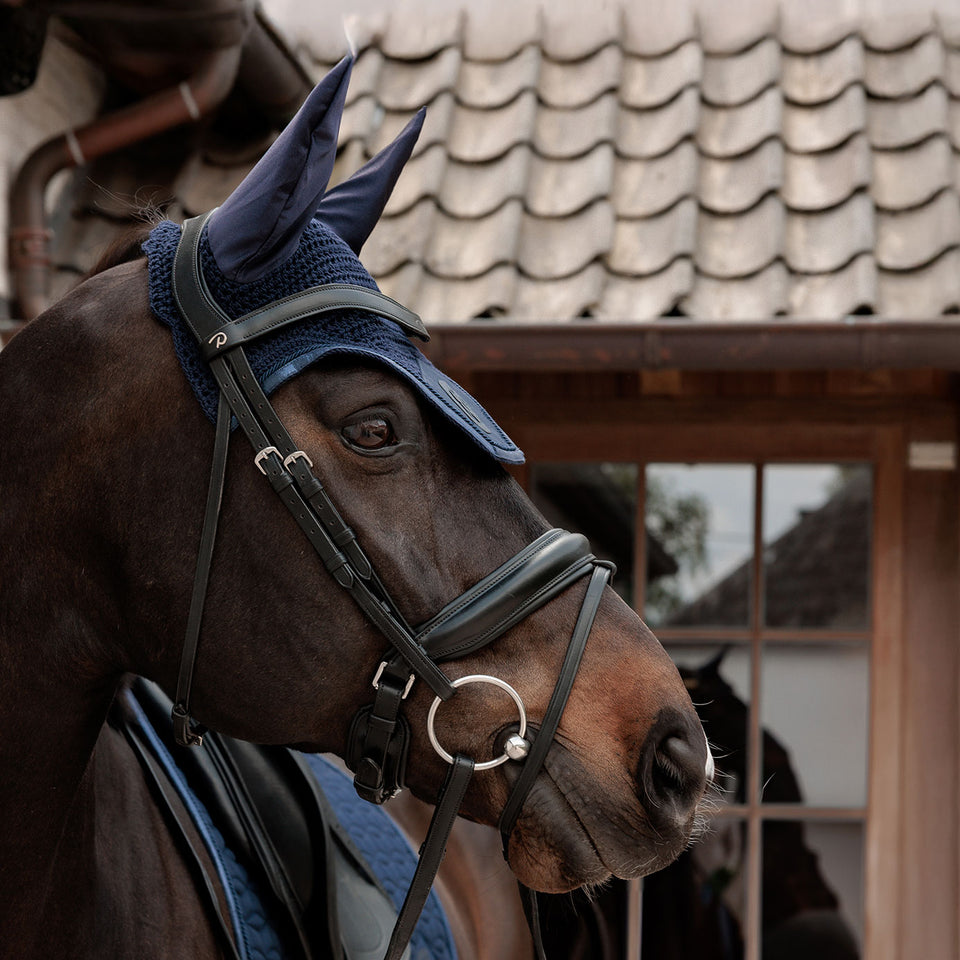 Kentucky Horsewear Wellington Sparkling Fly Veil - Navy