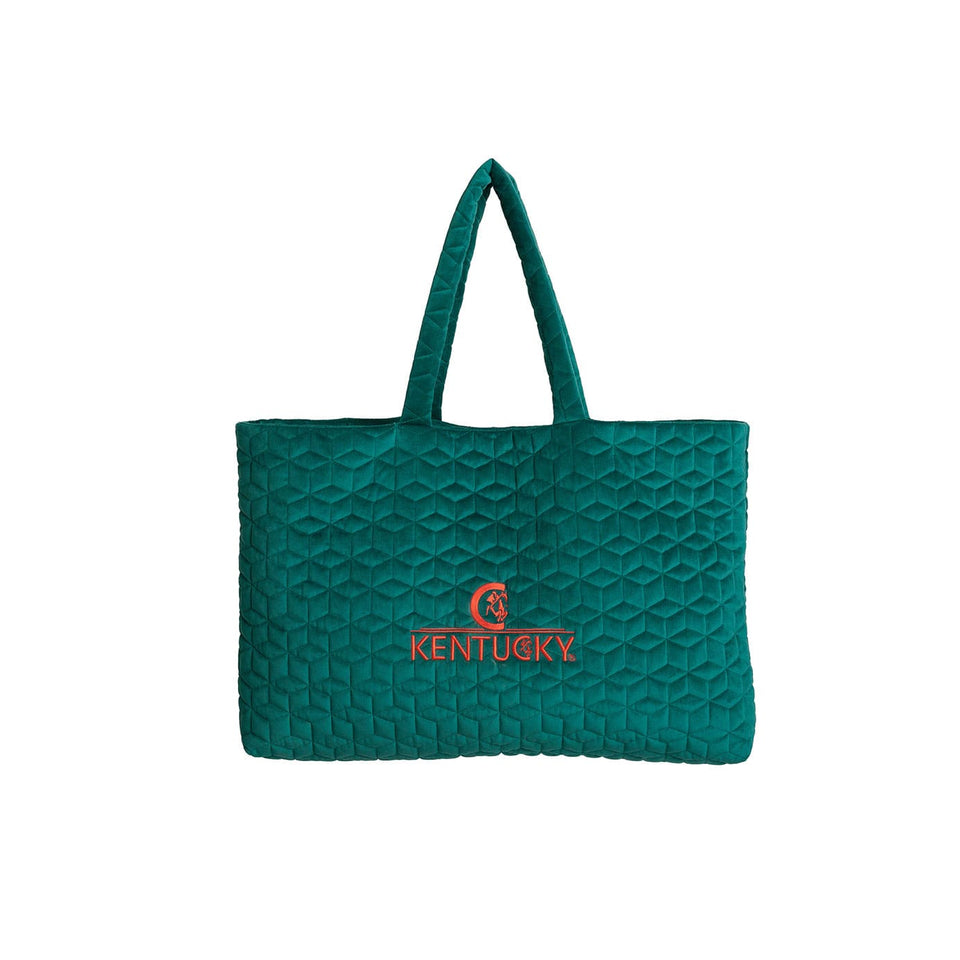 Kentucky Horsewear Velvet Tote Bag - Emerald