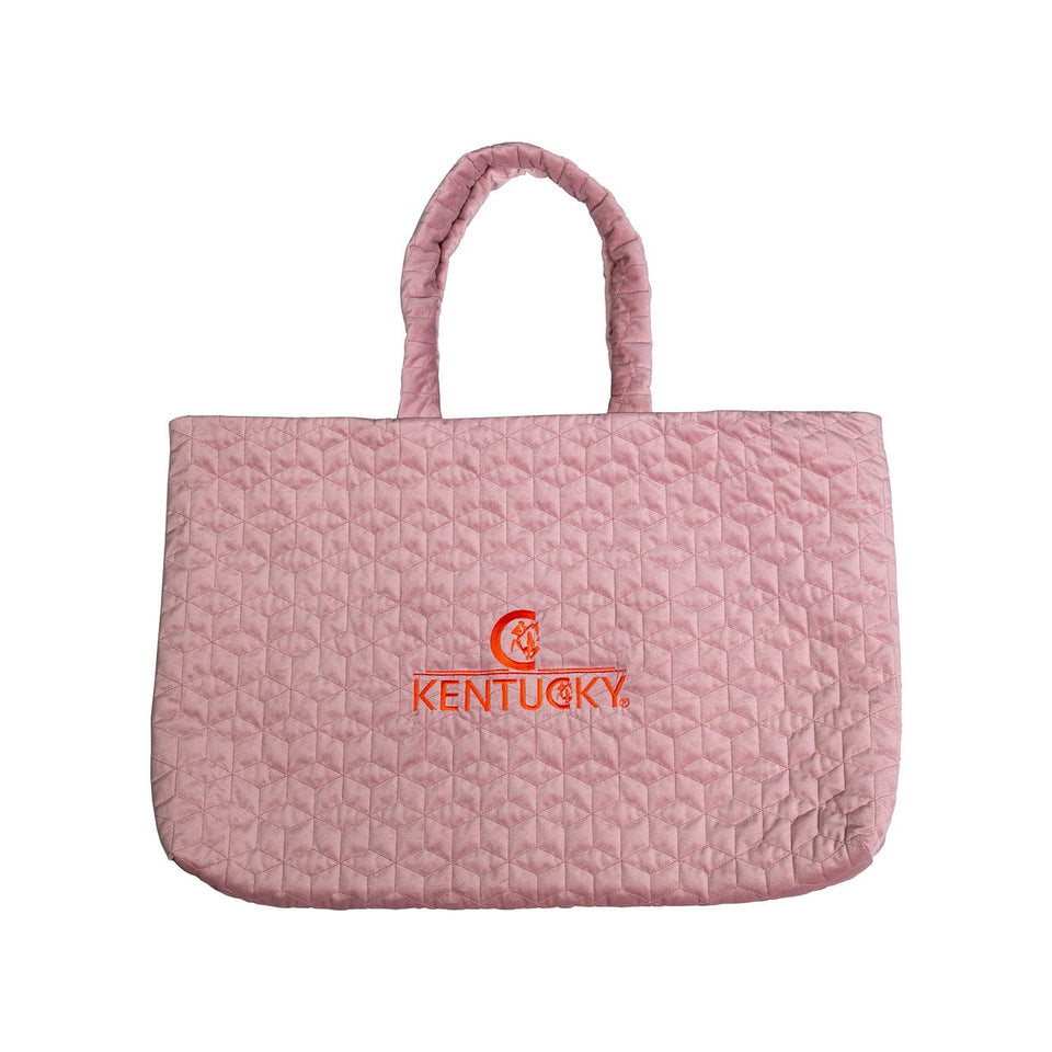 Kentucky Horsewear Velvet Tote Bag - Old Rose