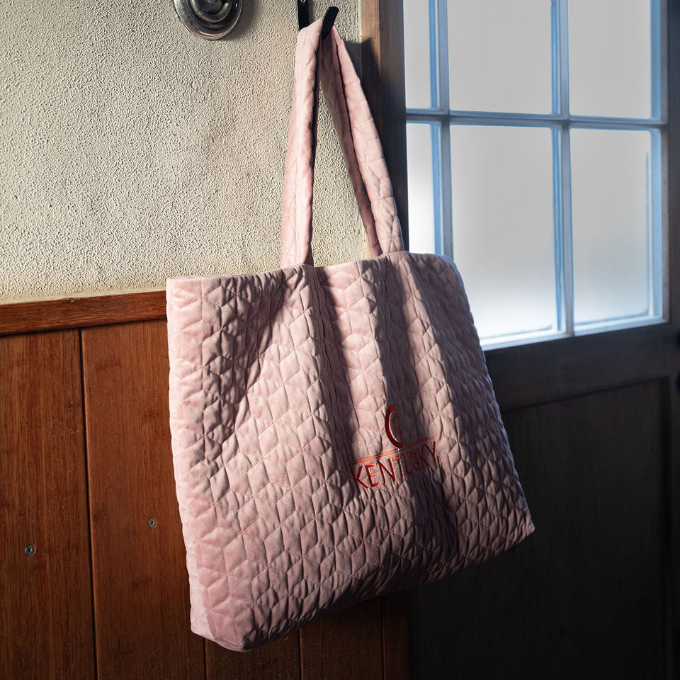 Kentucky Horsewear Velvet Tote Bag - Old Rose