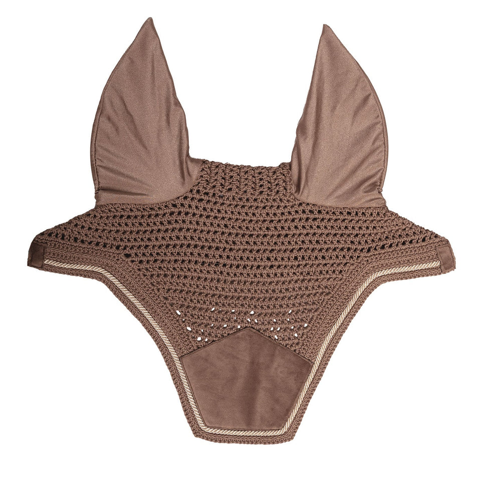 Kentucky Horsewear Wellington Velvet Fly Veil - Beige