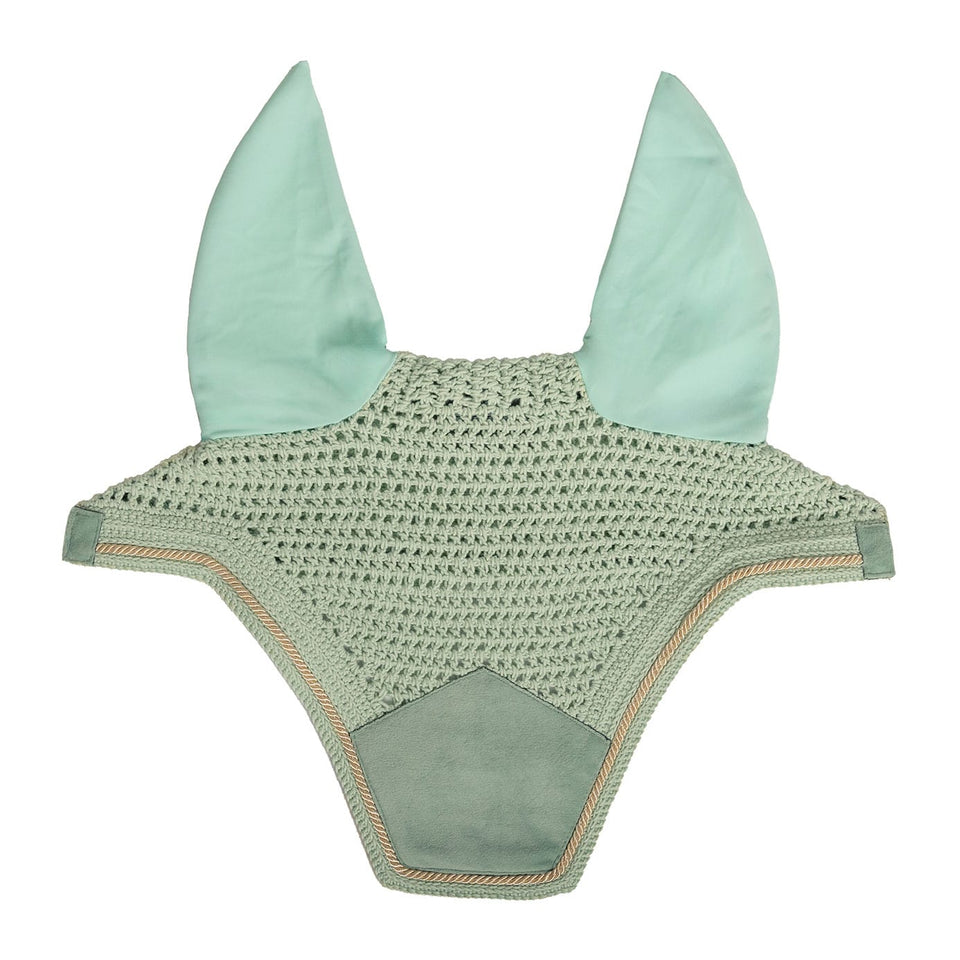 Kentucky Horsewear Wellington Velvet Fly Veil - Mint