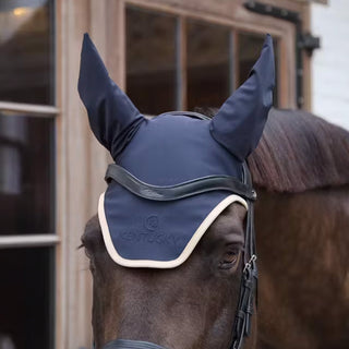 Kentucky Horsewear Softshell Wellington Fly Veil - Navy