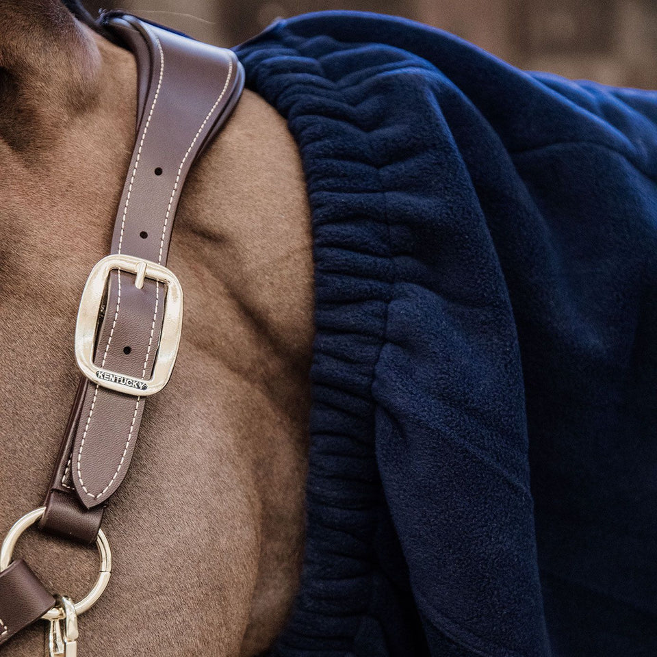 Kentucky Horsewear Heavyweight Fleece Scarf - Navy