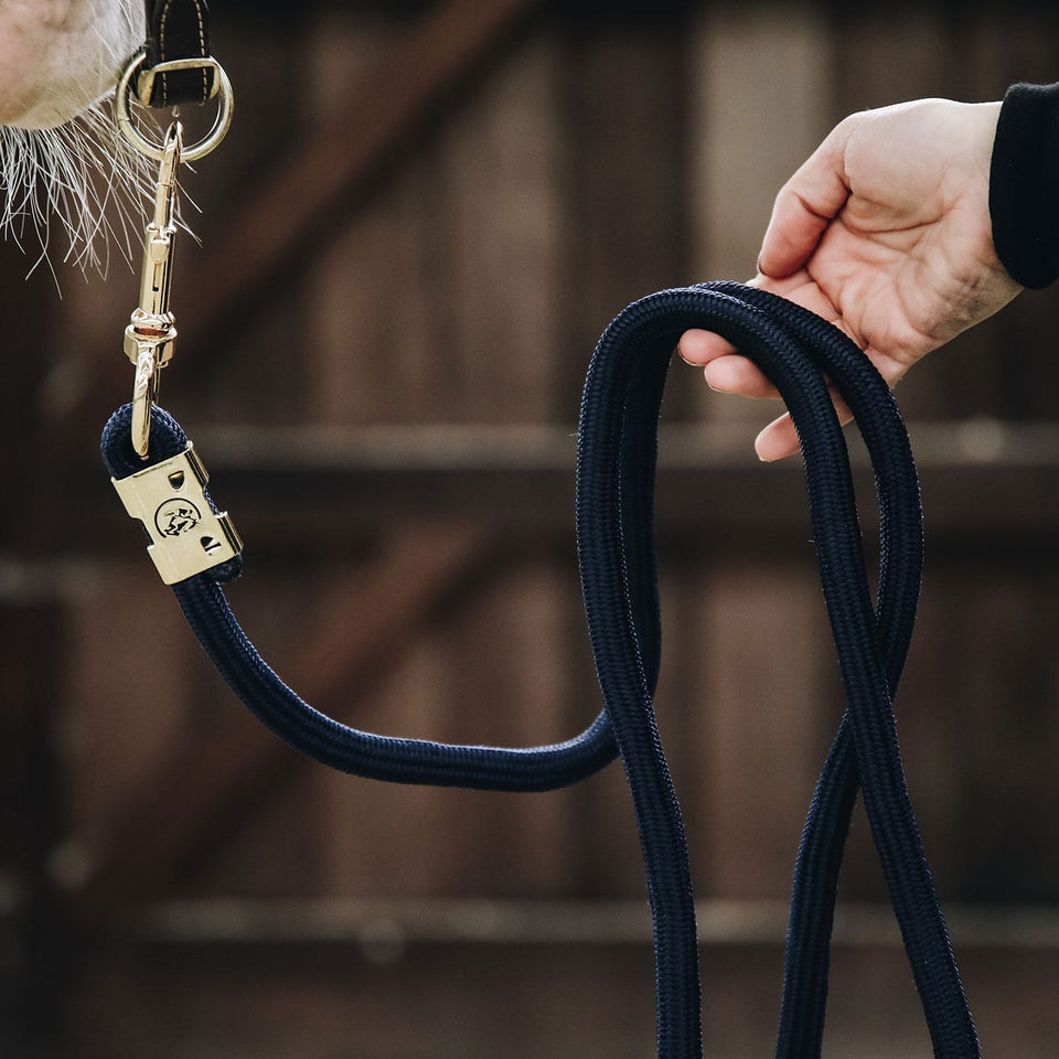 Kentucky Horsewear Lead Rope - Navy