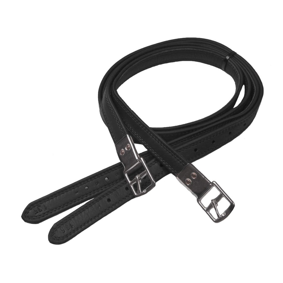 Stephens Stirrup Leathers - Black
