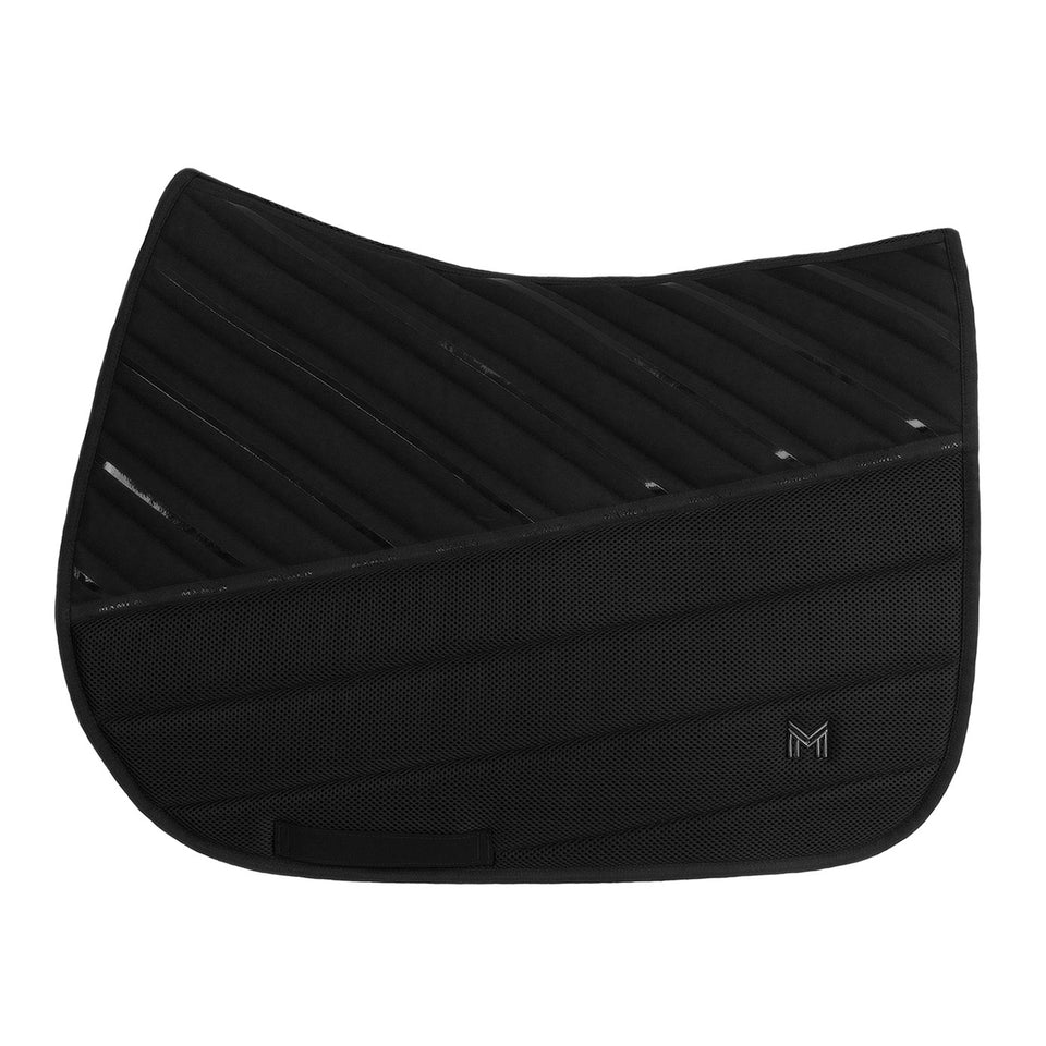 Maximilian Equestrian Ego Jumping Saddle Cloth - Black