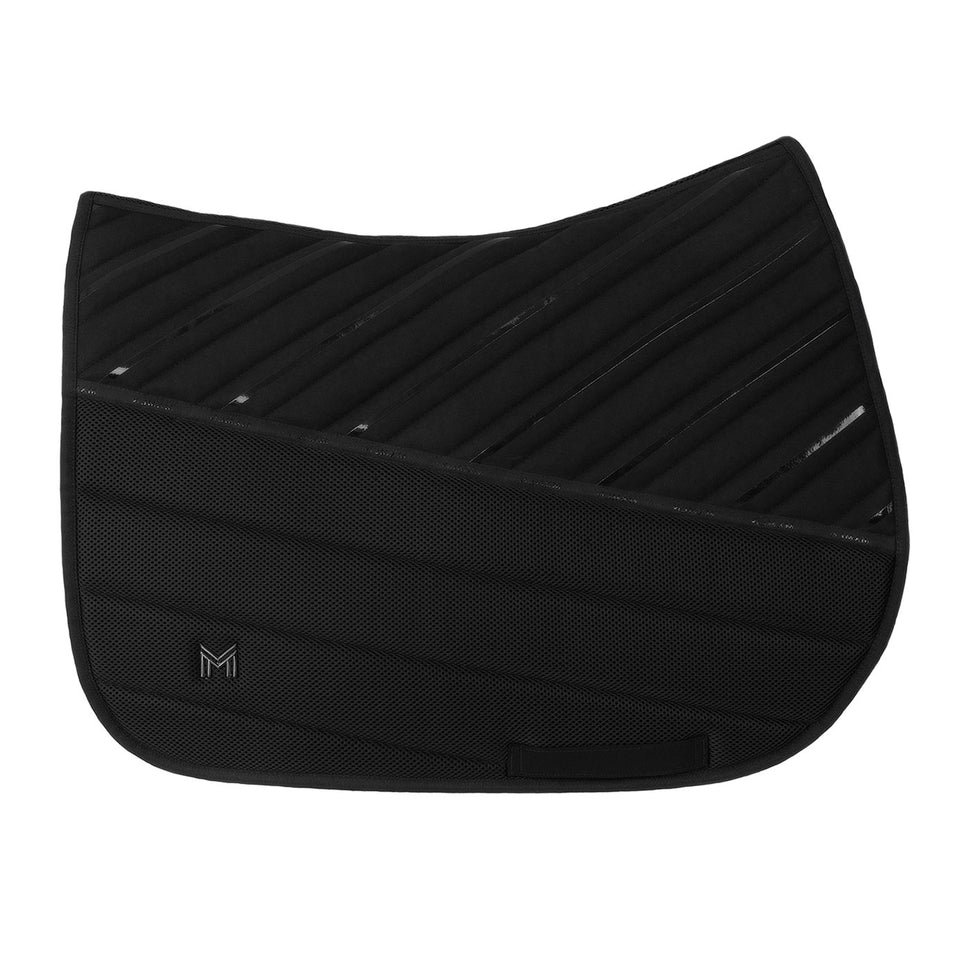 Maximilian Equestrian Ego Jumping Saddle Cloth - Black
