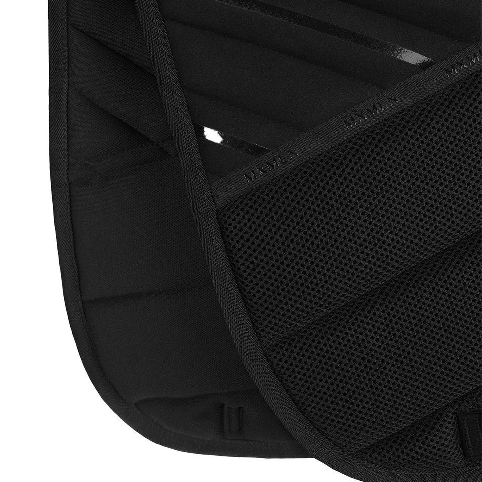 Maximilian Equestrian Ego Jumping Saddle Cloth - Black