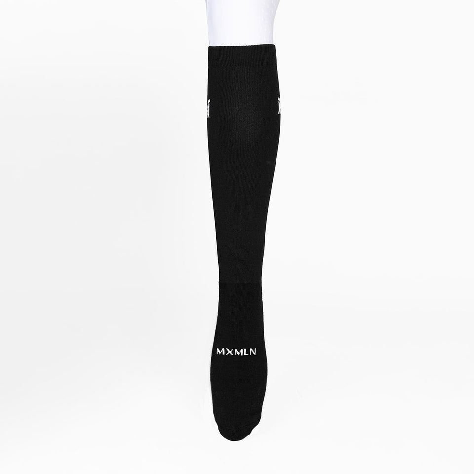 Maximilian Equestrian Flag Riding Socks - Black