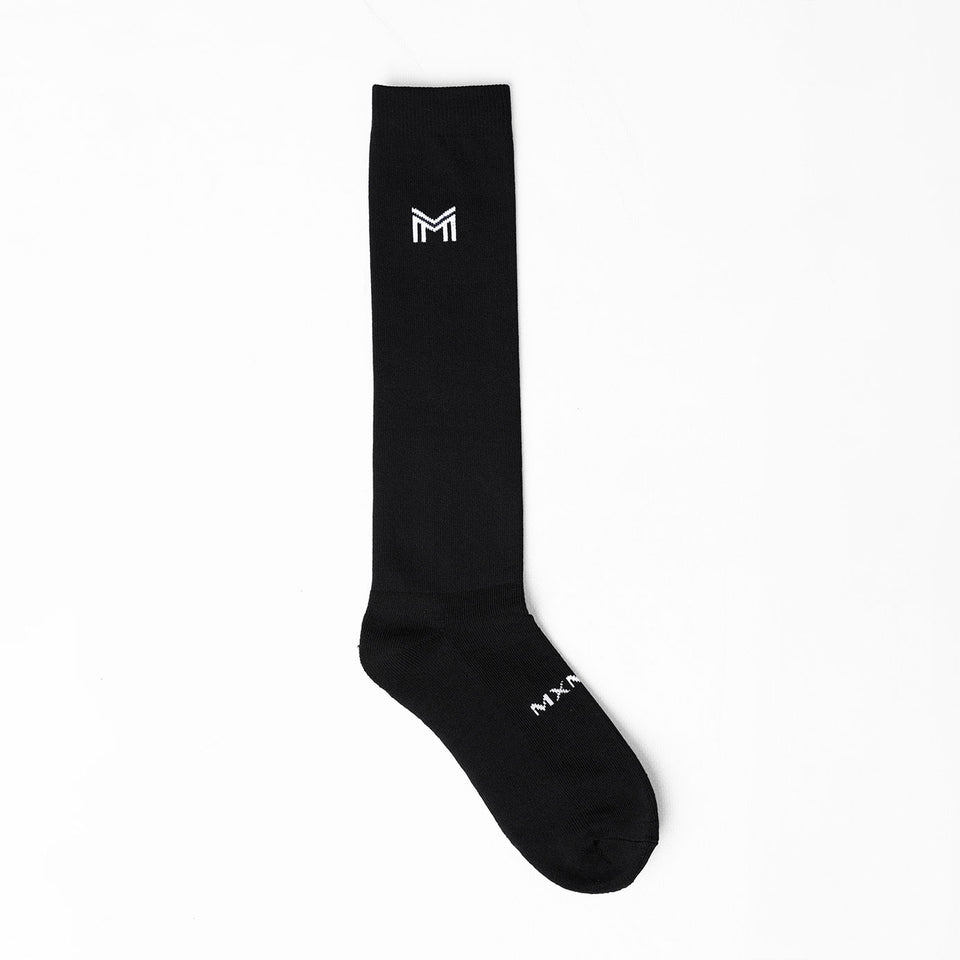 Maximilian Equestrian Flag Riding Socks - Black