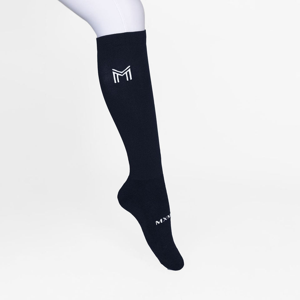 Maximilian Equestrian Flag Riding Socks - Navy