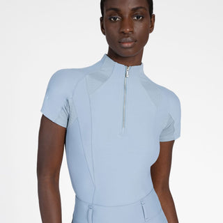 Maximilian Equestrian Frame Short Sleeve Base Layer - Aqua