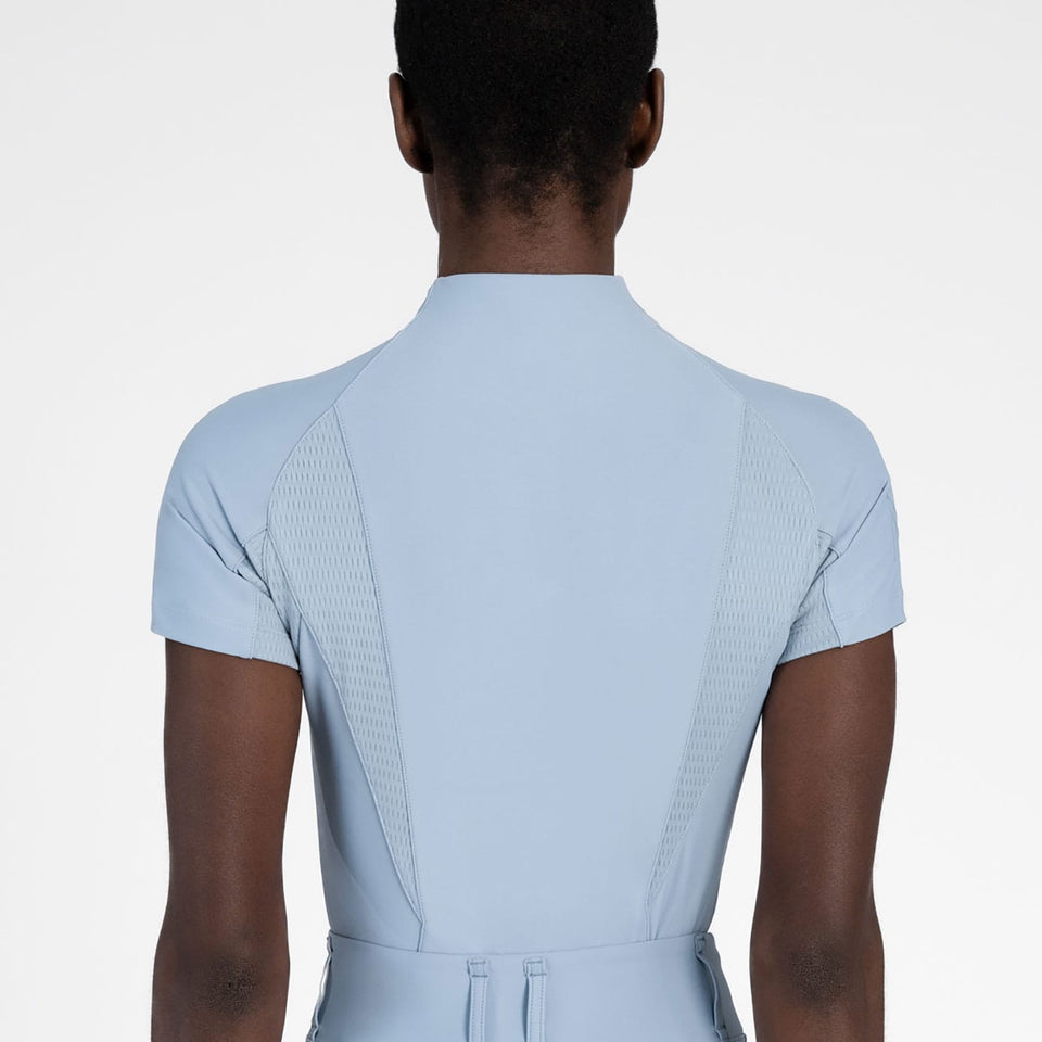 Maximilian Equestrian Frame Short Sleeve Base Layer - Aqua