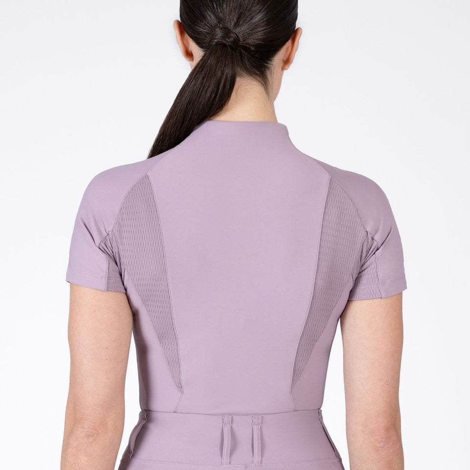 Maximilian Equestrian Frame Short Sleeve Base Layer - Orchid