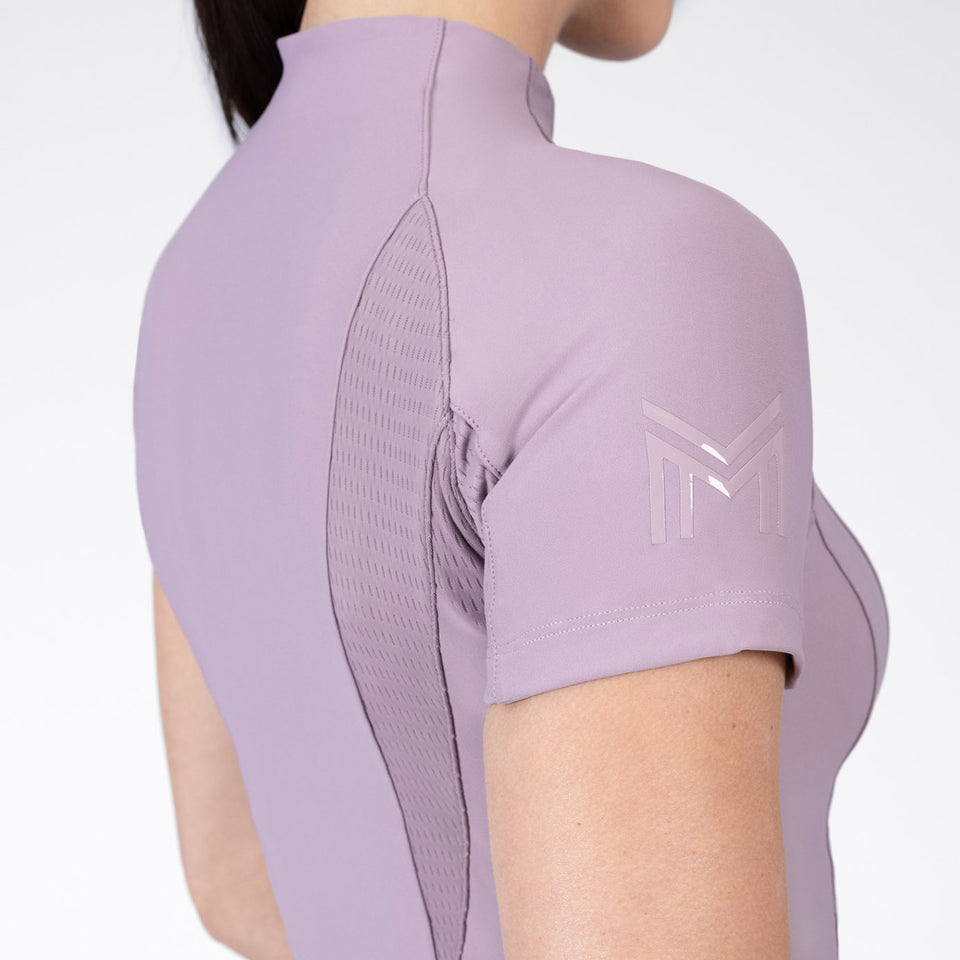 Maximilian Equestrian Frame Short Sleeve Base Layer - Orchid