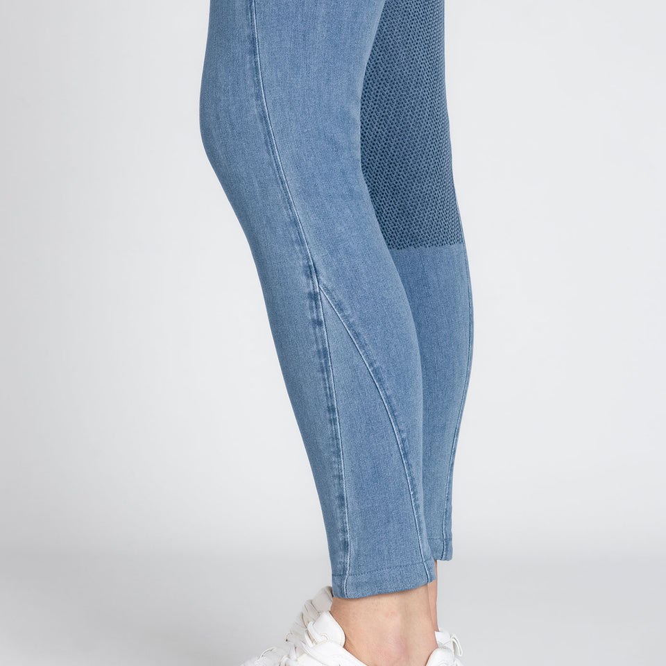 Maximilian Equestrian Tech Riding Leggings - Denim