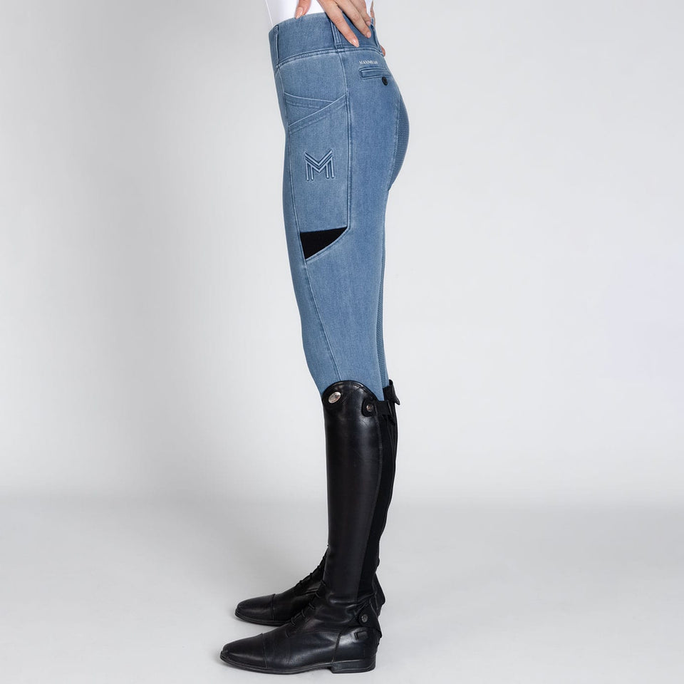 Maximilian Equestrian Tech Riding Leggings - Denim
