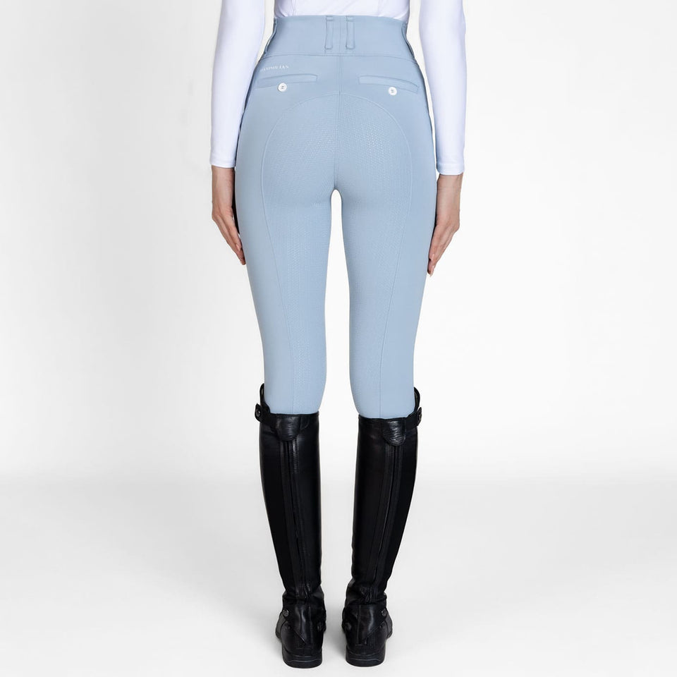 Maximilian Equestrian Tech Riding Leggings - Aqua