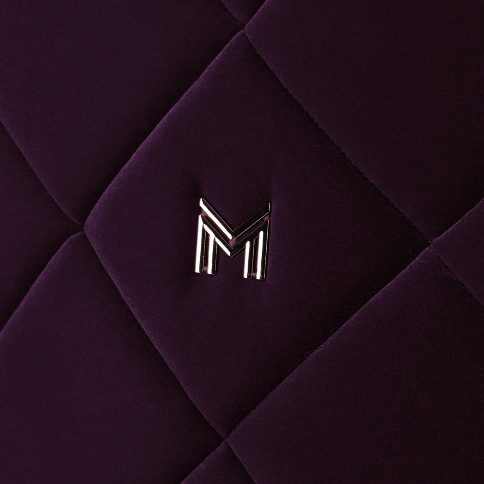 Maximilian Equestrian Velvet Jumping Saddle Cloth - Amethyst
