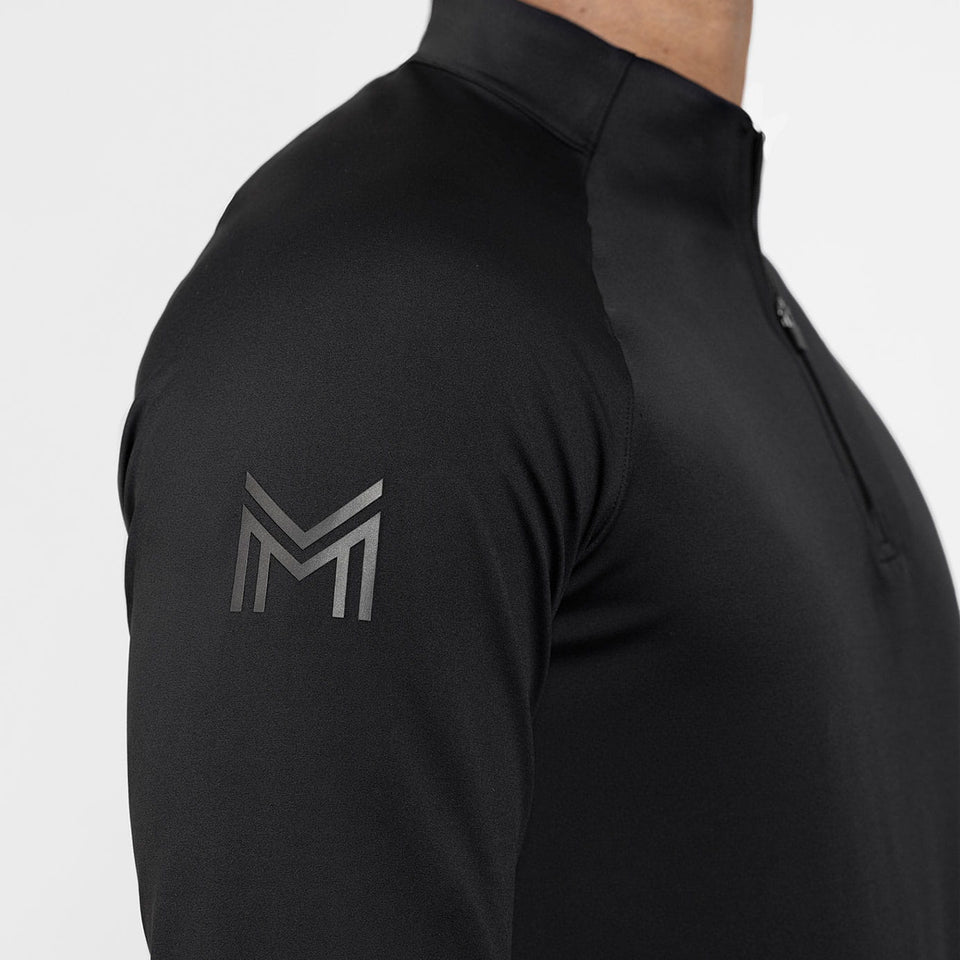 Maximilian Equestrian Men's Code Long Sleeve Base Layer - Black