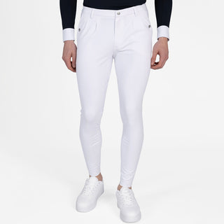 Maximilian Equestrian Men's Founder Breeches - White