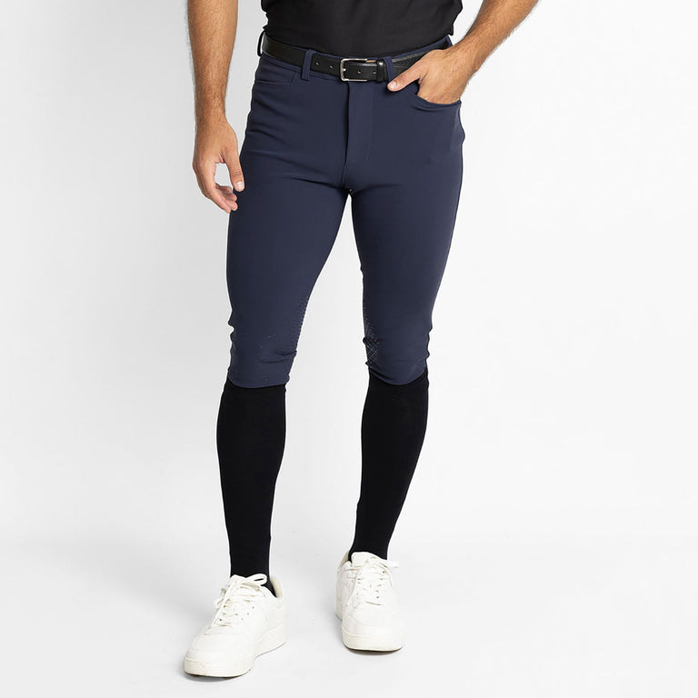Maximilian Equestrian Men's Performance Breeches - Navy