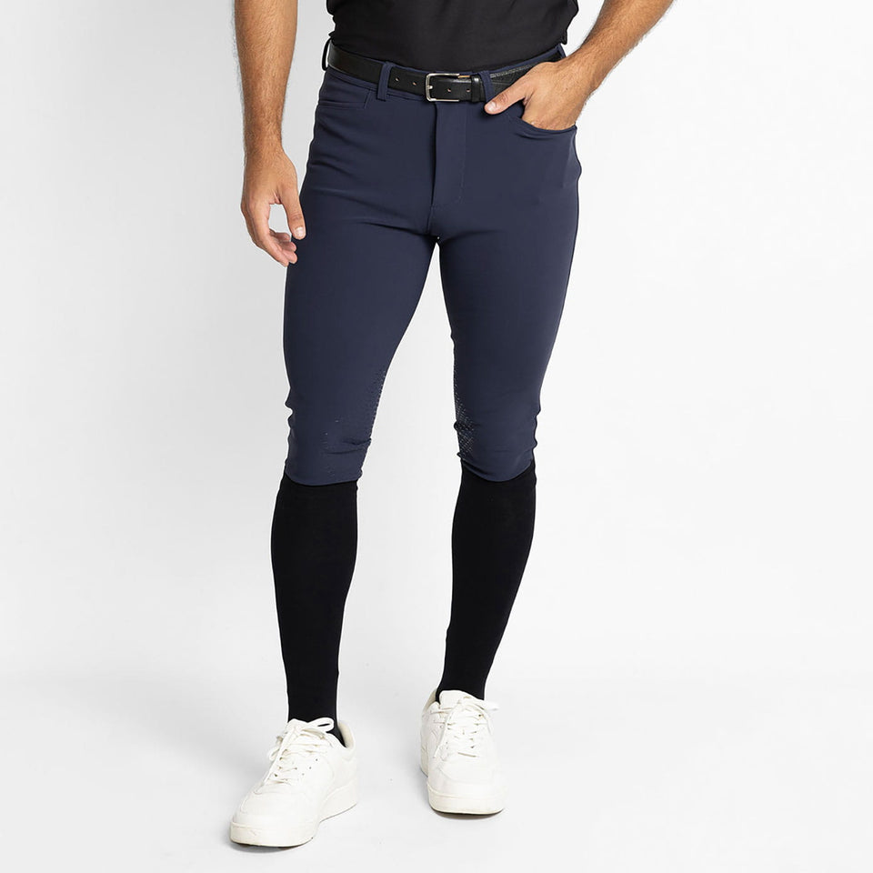 Maximilian Equestrian Men's Performance Breeches - Navy