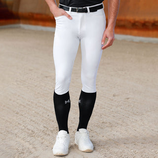 Maximilian Equestrian Men's Performance Breeches - White