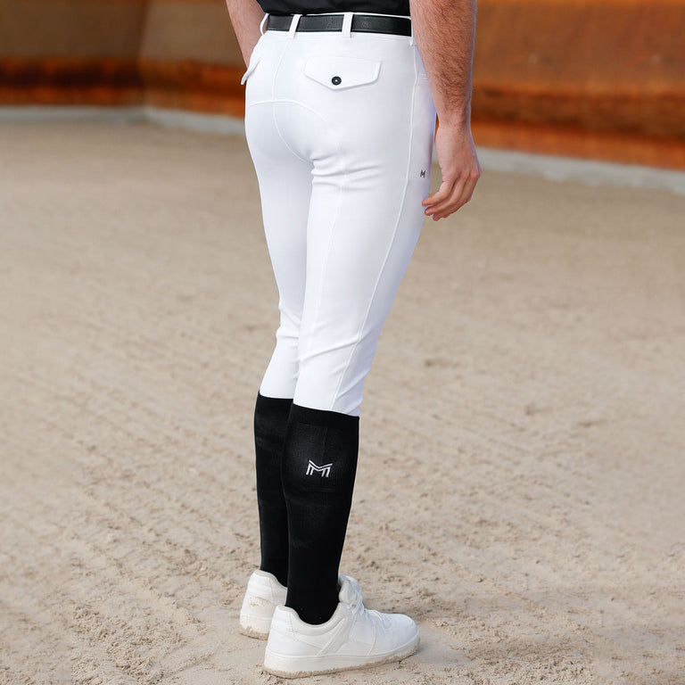 Maximilian Equestrian Men's Performance Breeches - White