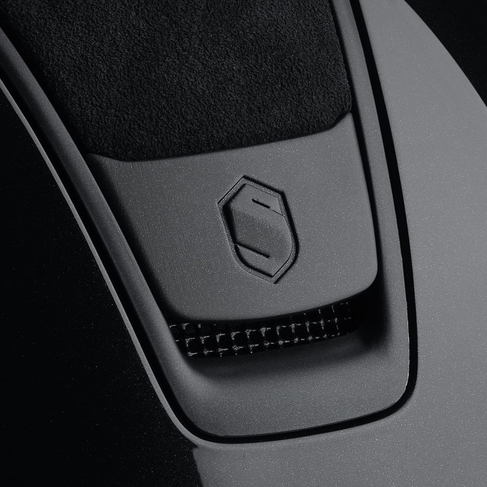 Samshield V2 Miss Shield Black Shadowglossy with Alcantara Top and Matt Black