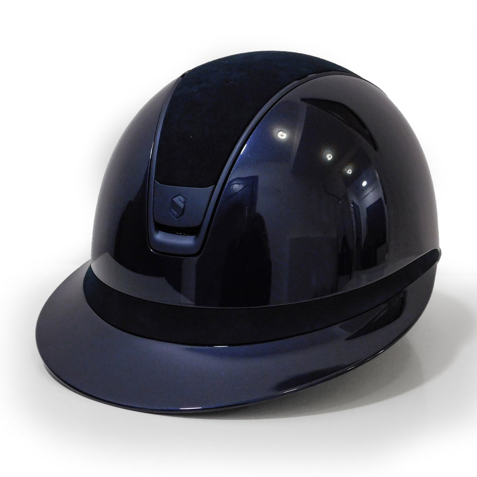 Samshield V2 Miss Shield Blue Shadowglossy with Alcantara Top and Matt Navy