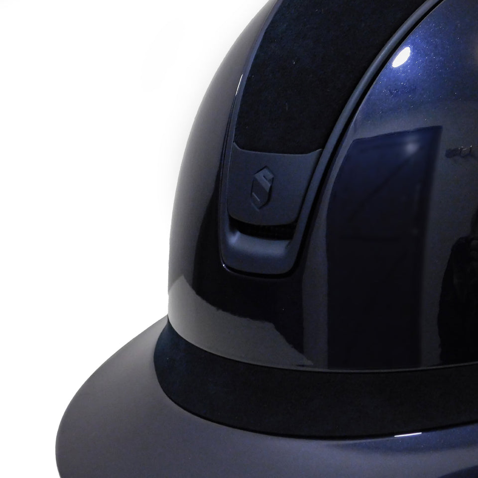 Samshield V2 Miss Shield Blue Shadowglossy with Alcantara Top and Matt Navy